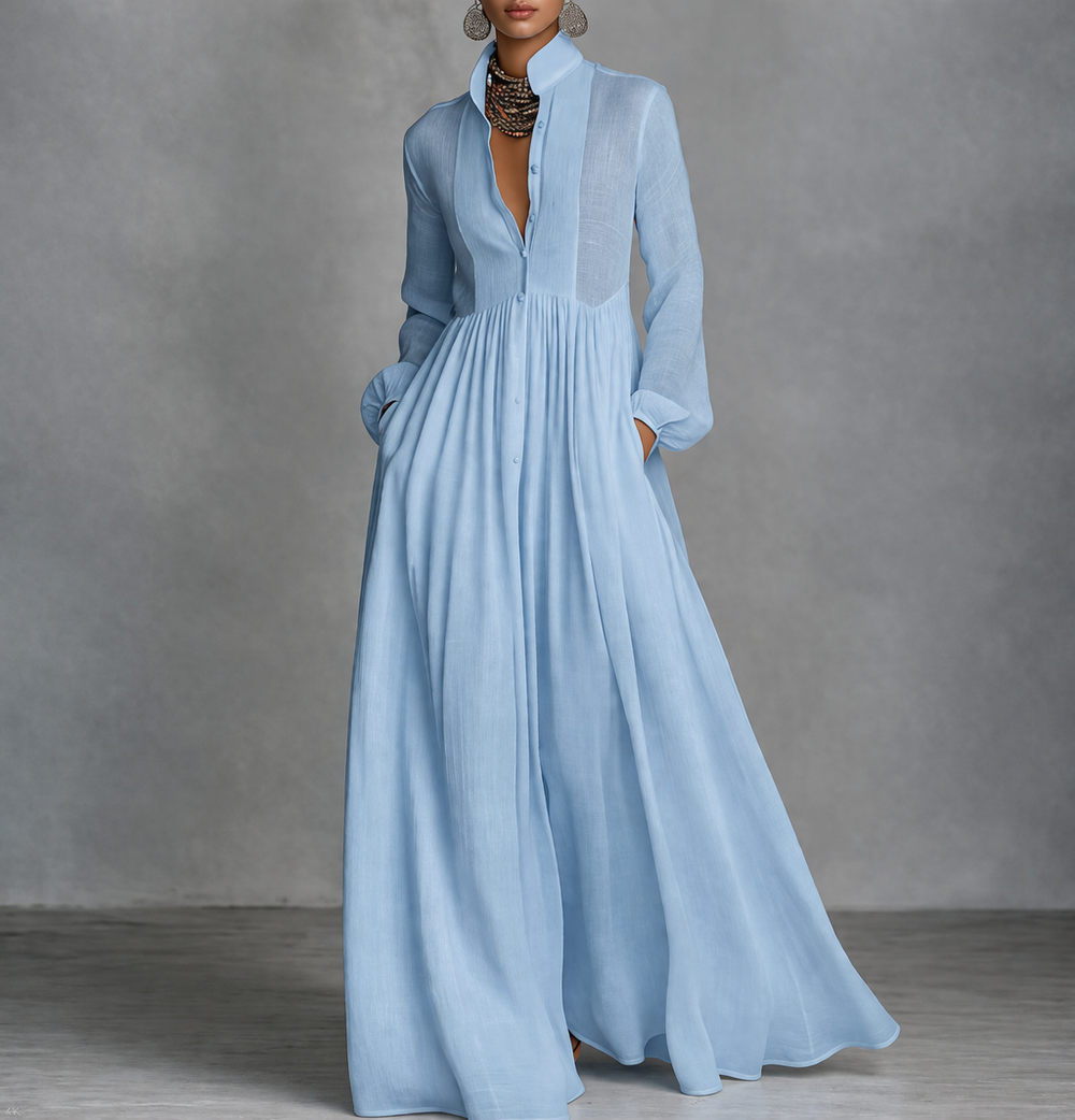 Bequemes, vielseitiges Damen Maxikleid; ideal als Freizeitkleid oder schickes Sommerkleid.