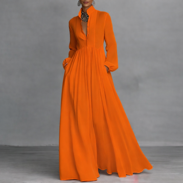 Stilvolles, fließendes Damen Maxikleid, bequem und vielseitig; ein Must-have für Ihre Garderobe.