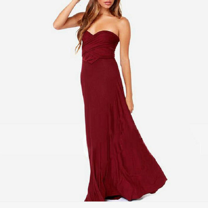 Festliches Multikleid für Damen, elegant und wandelbar, perfekt für Hochzeit, Ball oder Gala.