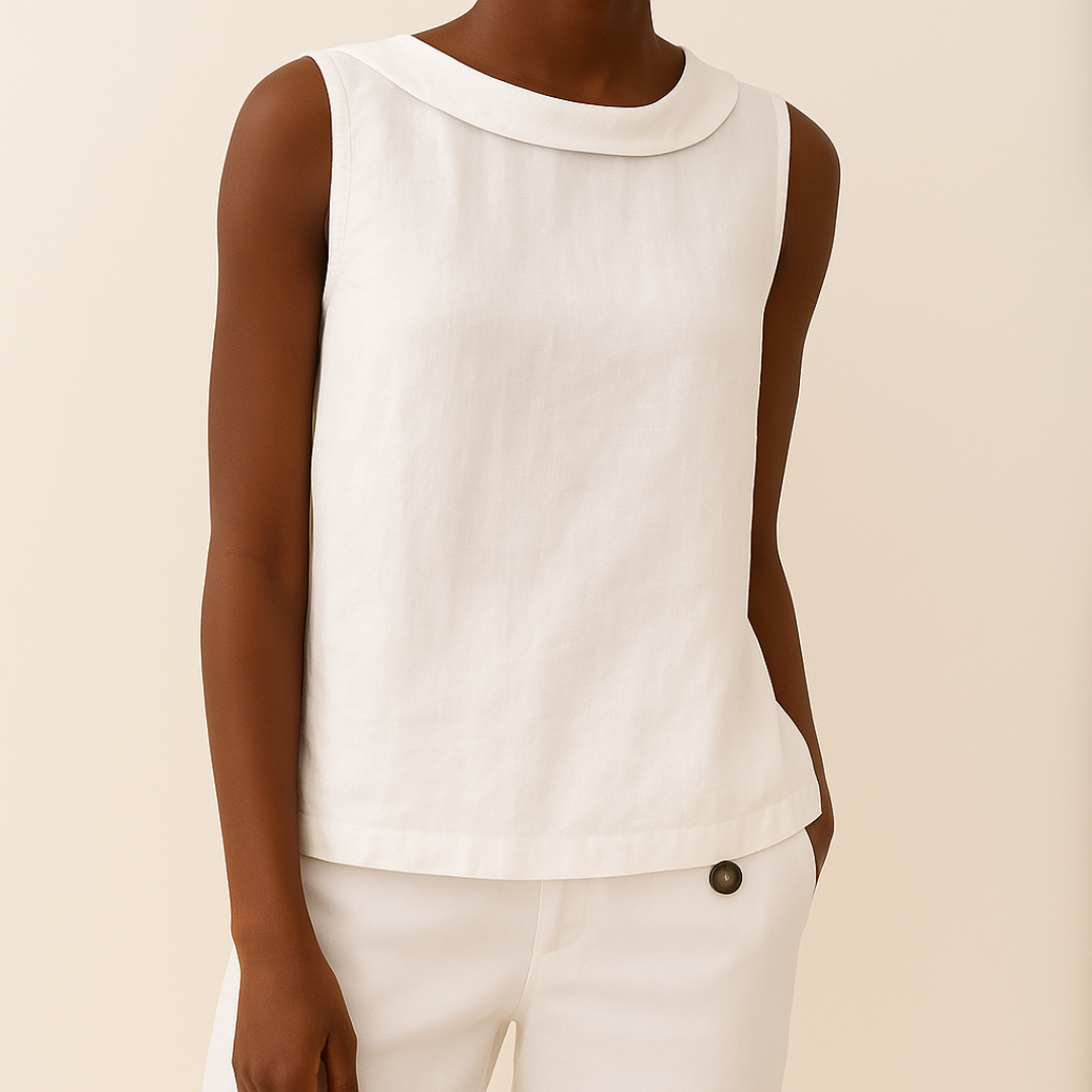 Klassisches schwarzes Damen Rollkragentop, ärmellos, vielseitiges Oberteil für jeden Anlass.