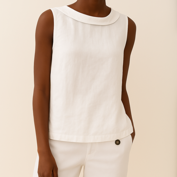 Klassisches schwarzes Damen Rollkragentop, ärmellos, vielseitiges Oberteil für jeden Anlass.