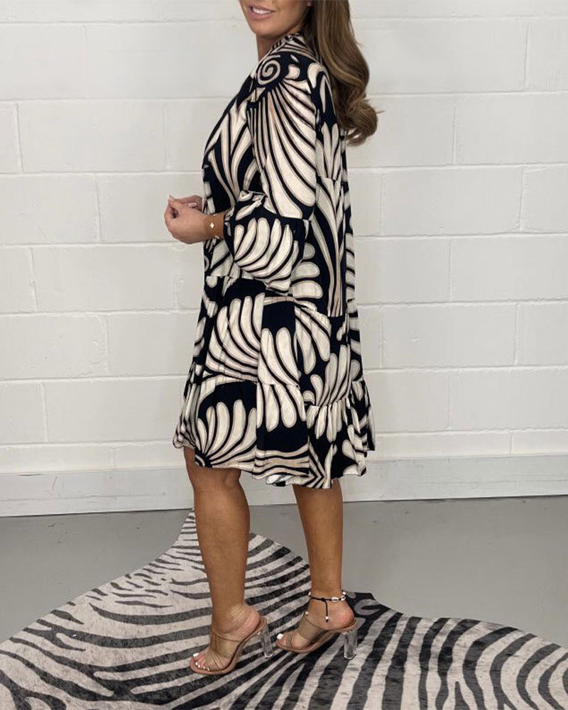 Vielseitiges Damen Midikleid mit V-Ausschnitt, bequem für Freizeit & Alltag, auch in großen Größen erhältlich.