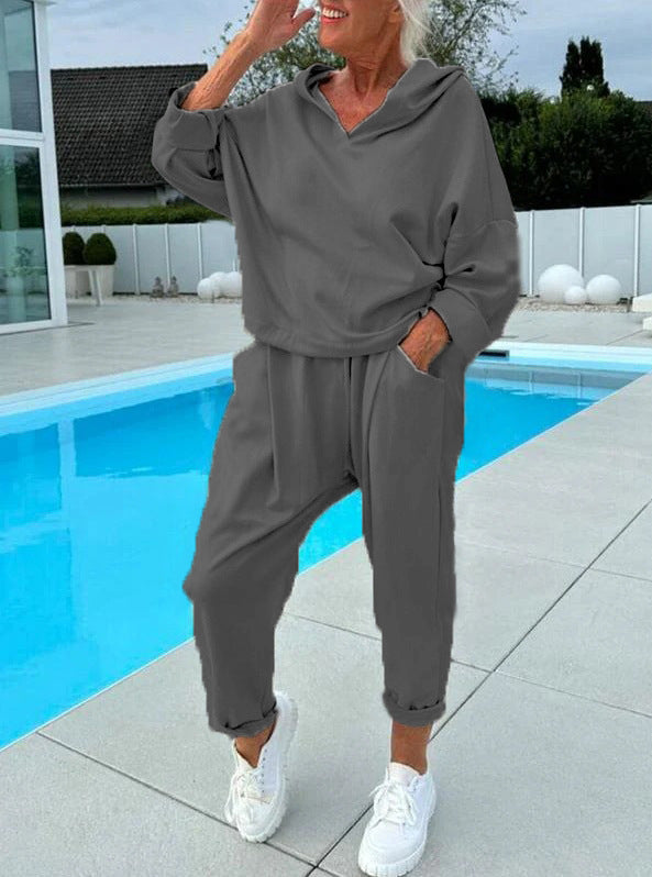 Elegantes Damen Set, locker geschnitten, atmungsaktiv, ideal für einen entspannten Sommerlook.