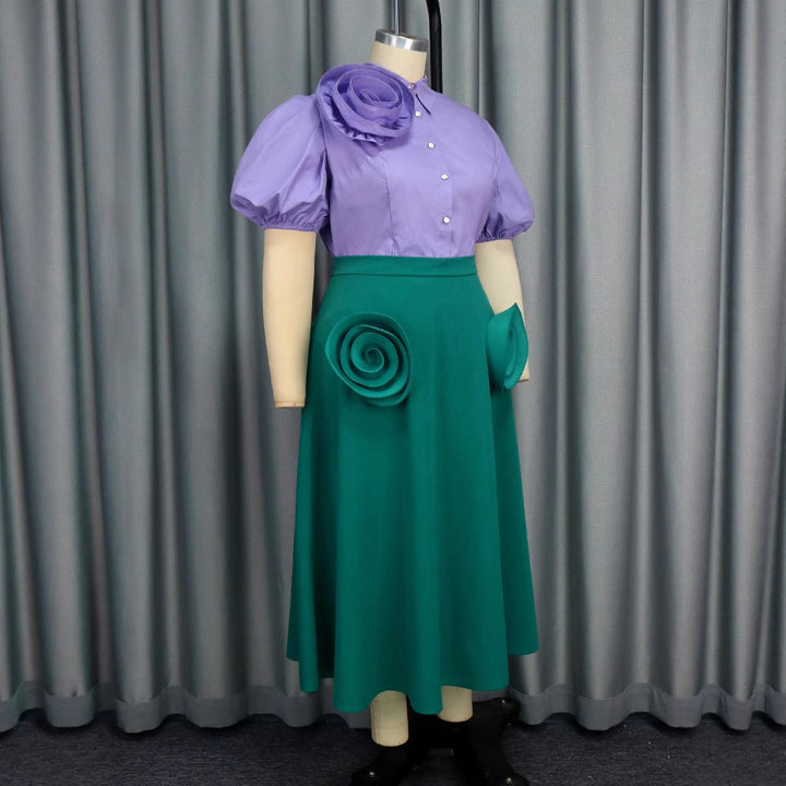 Stilvolles, festliches Rüschenkleid für Damen mit schmeichelhafter Silhouette und eleganter Ausstrahlung.