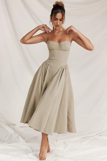 Damen Partykleid im Korsett-Design, in vielen Farben erhältlich, für einen stilvollen Auftritt.
