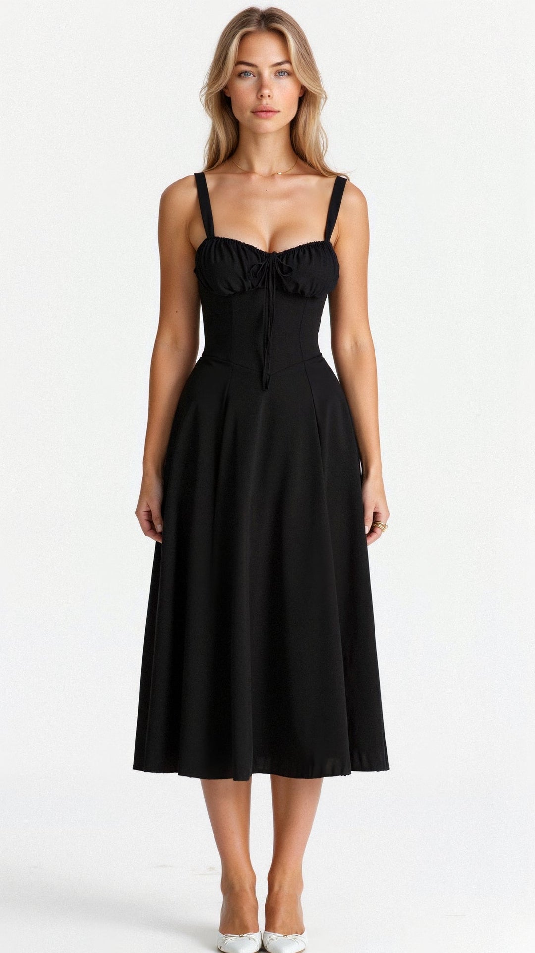 Perfektes Damen Taillenkleid für ein elegantes Outfit, figurbetont und vielseitig für jede Gelegenheit.