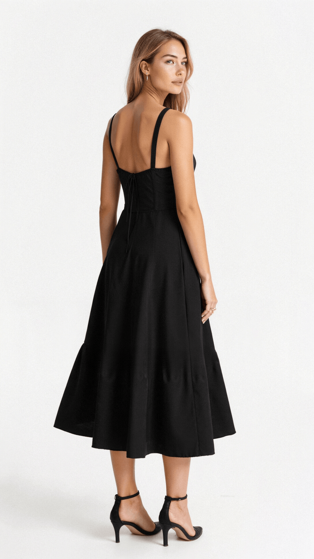 Trendiges Damen Taillenkleid, figurbetont & elegant, ein Must-have für die moderne Damenmode.