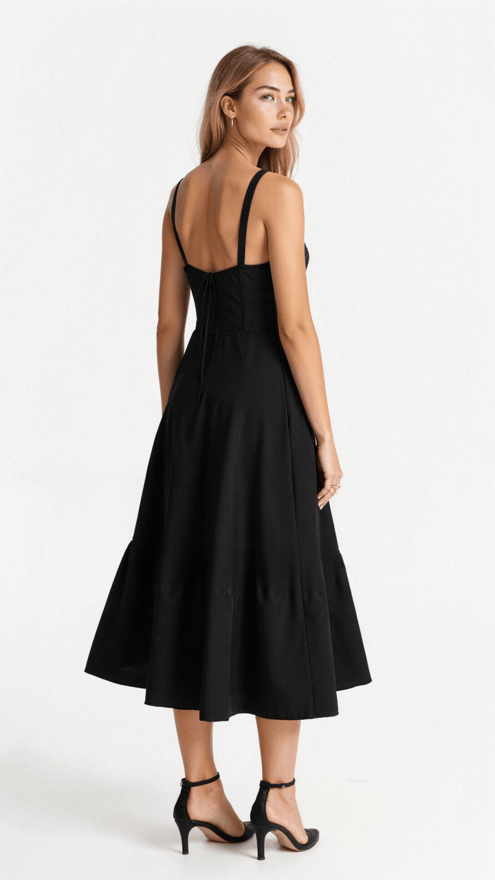 Trendiges Damen Taillenkleid, figurbetont & elegant, ein Must-have für die moderne Damenmode.