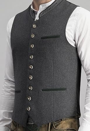 Hochwertiges Herren-Gilet 'Maxim', vielseitig kombinierbar. Ideal für Business, Feierlichkeiten & moderne Looks.