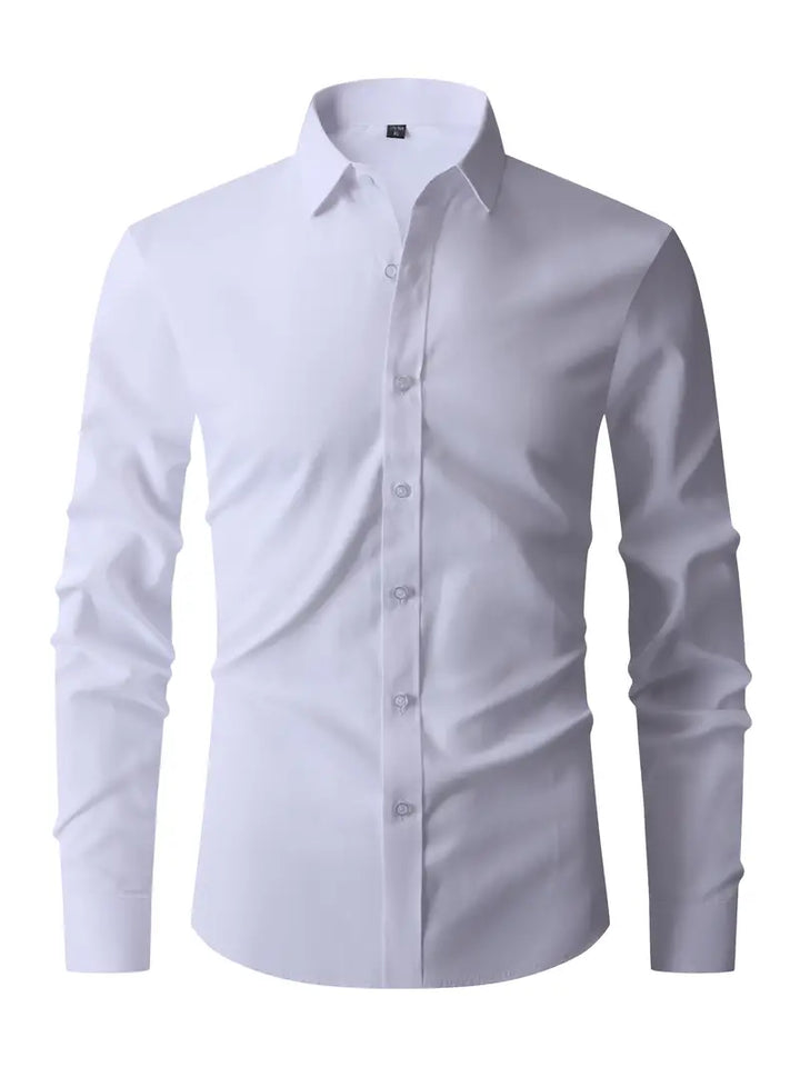 Elegantes Herren Langarmhemd für Business & Freizeit; modernes Design, vielseitig kombinierbar.