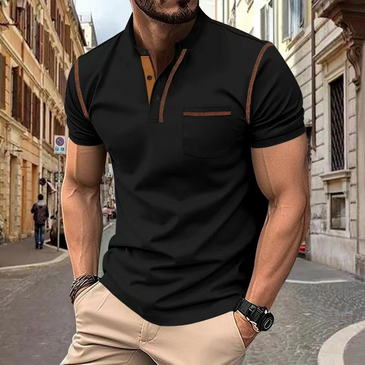 Elegantes Herren Poloshirt in klassischem Design, komfortabel für Freizeit & Alltag.
