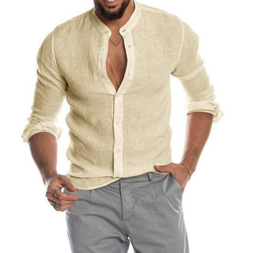 Stylisches Sommerhemd für Herren, komfortabel aus leichtem Stoff, perfekt für warme Tage.