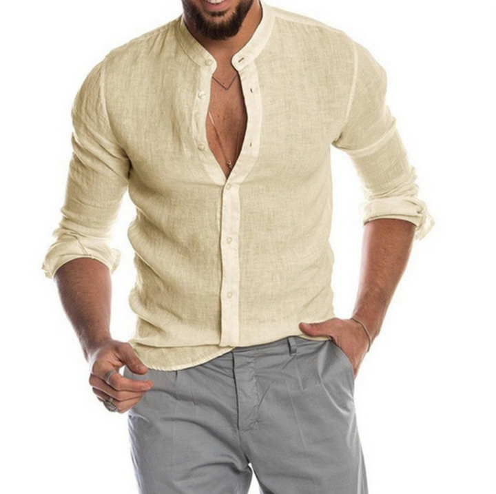 Stylisches Sommerhemd für Herren, komfortabel aus leichtem Stoff, perfekt für warme Tage.