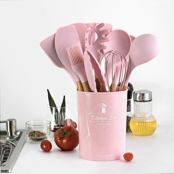 Hochwertiges Küchenhelfer Set antihaft, spülmaschinenfest, ideal als Einweihungsgeschenk.