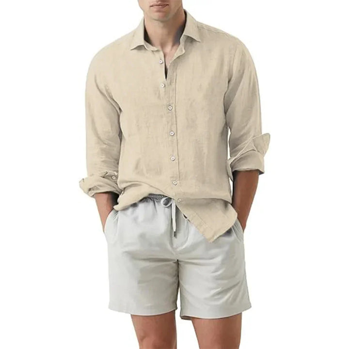 Stylisches Herren Sommerhemd, luftig und komfortabel, perfekt für entspannte Tage oder elegante Events.
