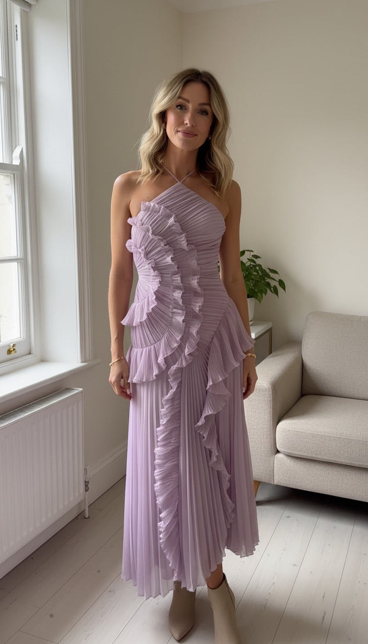 Maxikleid für Damen in Mintgrün, ein bequemes, feminines Kleid für sommerliche Tage.