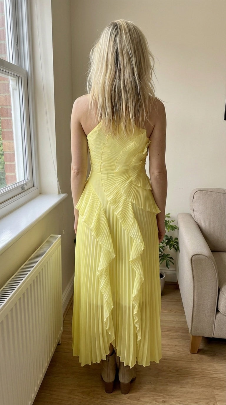Bequemes, elegantes Sommerkleid für Damen, ein vielseitiges langes Kleid für Alltag & Urlaub.