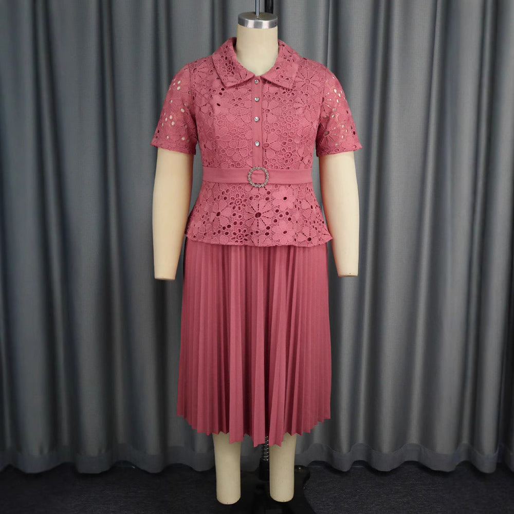 Ärmelloses Damen Sommerkleid im Vintage-Stil, knielang, mit detailreicher Blumenstickerei für elegante Freizeitmode.