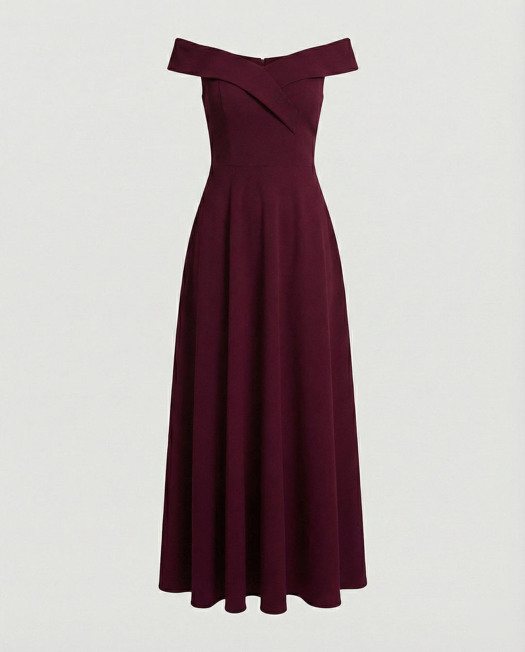 Elegantes Damen Abendkleid, lang & Off-Shoulder, vielseitig für Gala, Hochzeit & festliche Abendmode geeignet.