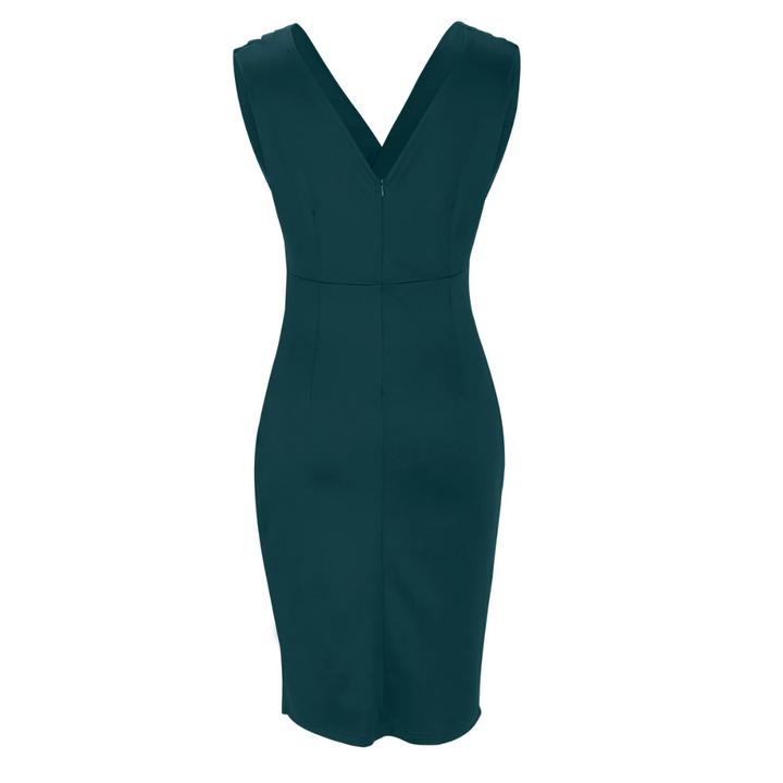 Modernes Damen Cocktailkleid, figurbetont geschnitten. Perfektes Sommerkleid für stilvolle Party-Looks.