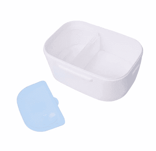 Stilvolle elektrische Lunchbox mit Heizfunktion, Ihr persönlicher Speisenwärmer für frische Mahlzeiten.
