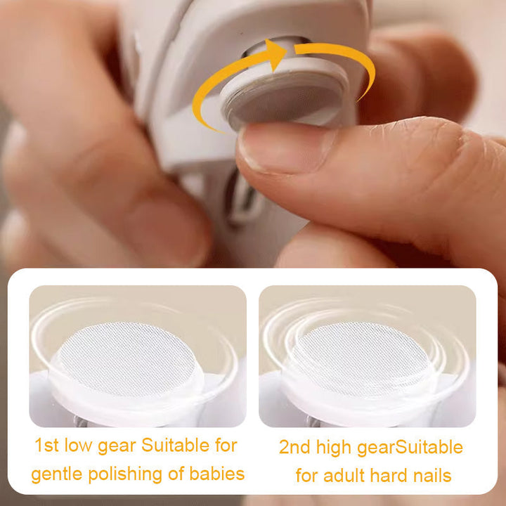 Geschenkidee: Einfach zu bedienender elektrischer Fußnagelknipser für schmerzfreie und sichere Nagelpflege.