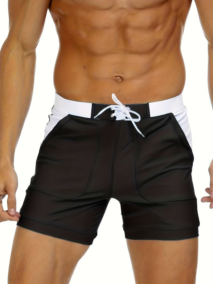 Atmungsaktive Herren Badehose, perfekt für Schwimmen, Strand & Meer. Leichtes, schnelltrocknendes Material.