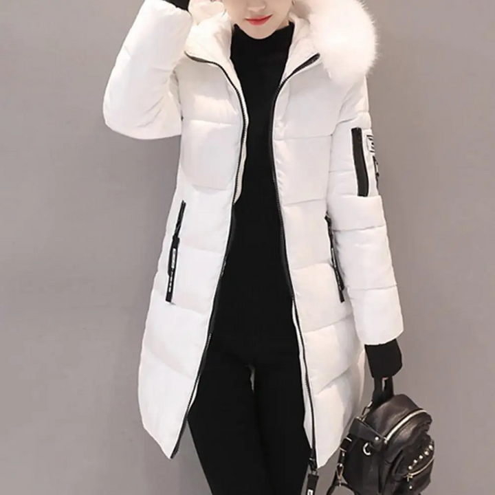 Elinora Damen Winterjacke: Bequem, winddicht & stilvoll für kalte Tage, moderne Kapuzenjacke.
