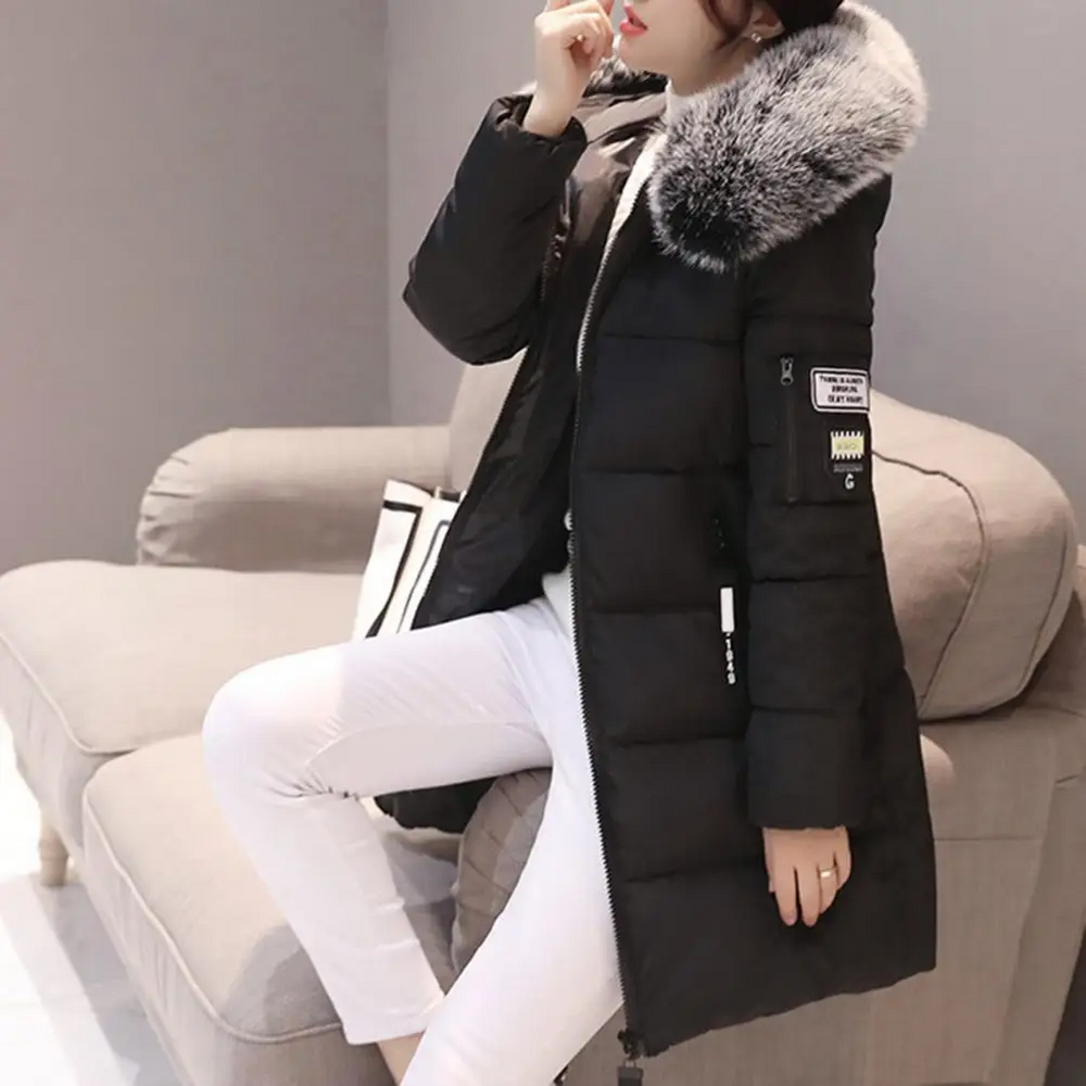 Hochwertige Elinora Damen Winterjacke, warm & winddicht, ideale Wintermode Bekleidung.