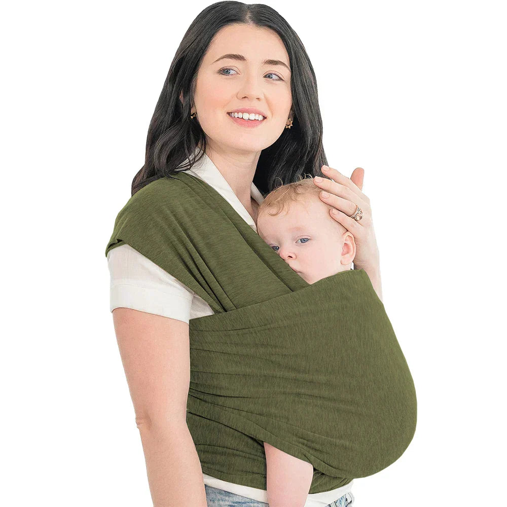 CuddleWrap Rückenunterstützende Babytrage: Ergonomisches Design für Babys und Elternkomfort.