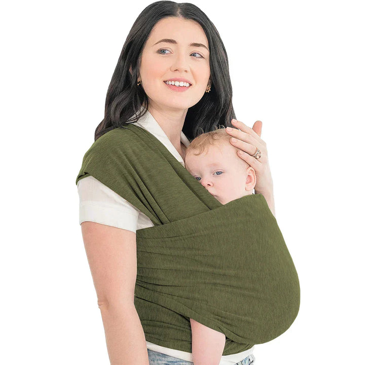 CuddleWrap Rückenunterstützende Babytrage: Ergonomisches Design für Babys und Elternkomfort.