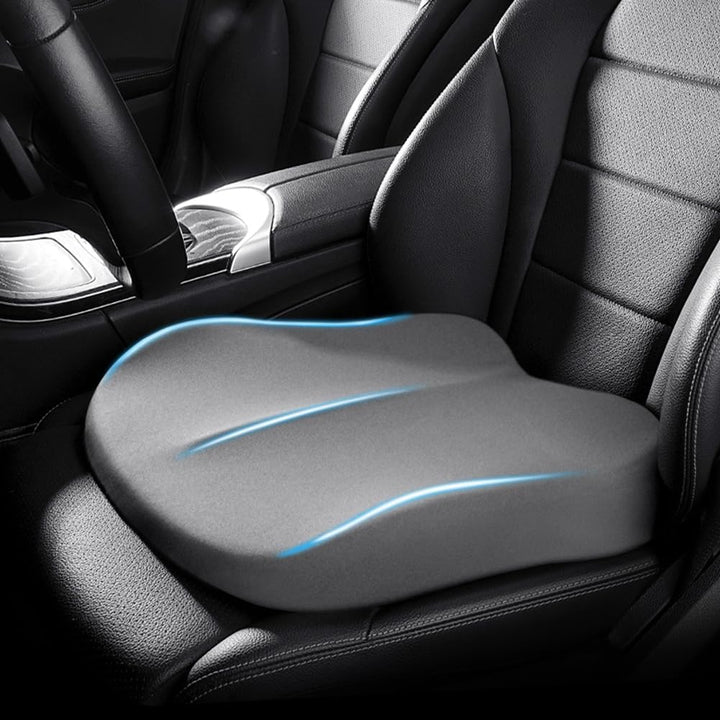 Stilvolles ergonomisches Sitzkissen, das Komfort und eine gesunde Sitzhaltung fördert.
