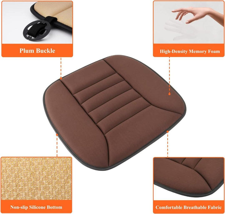 Schmerzfreies Fahren: Ergonomisches Viskoelastik Autositzkissen mit Memory Foam Technologie.
