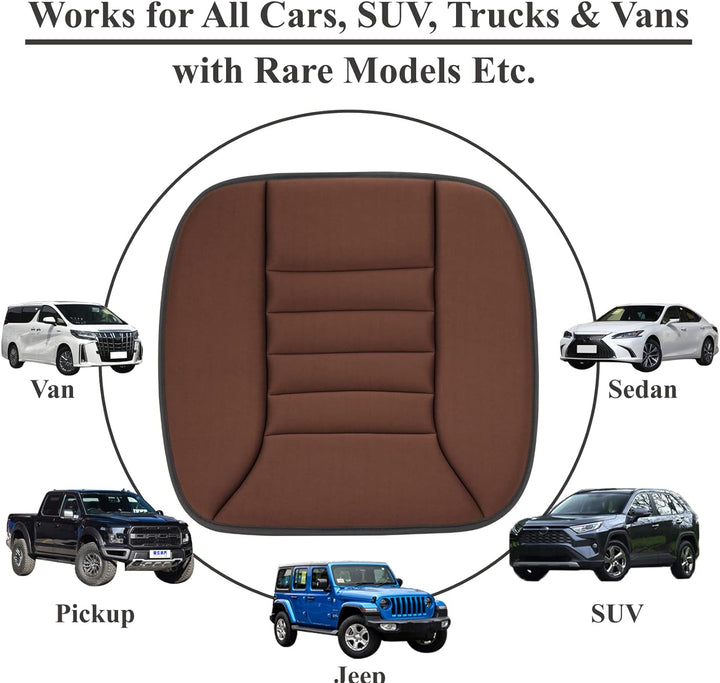 Memory Foam Sitzkissen für Auto – Unisex, gegen Rückenschmerzen, für erhöhten Fahrkomfort.