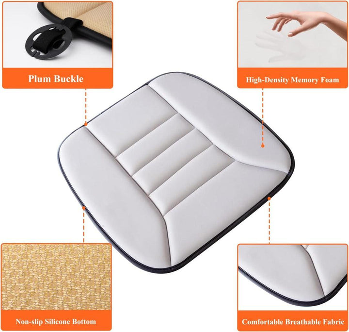 Schmerzlinderndes Memory Foam Sitzkissen für Auto, bietet Komfort und Entlastung auf Langstrecken.