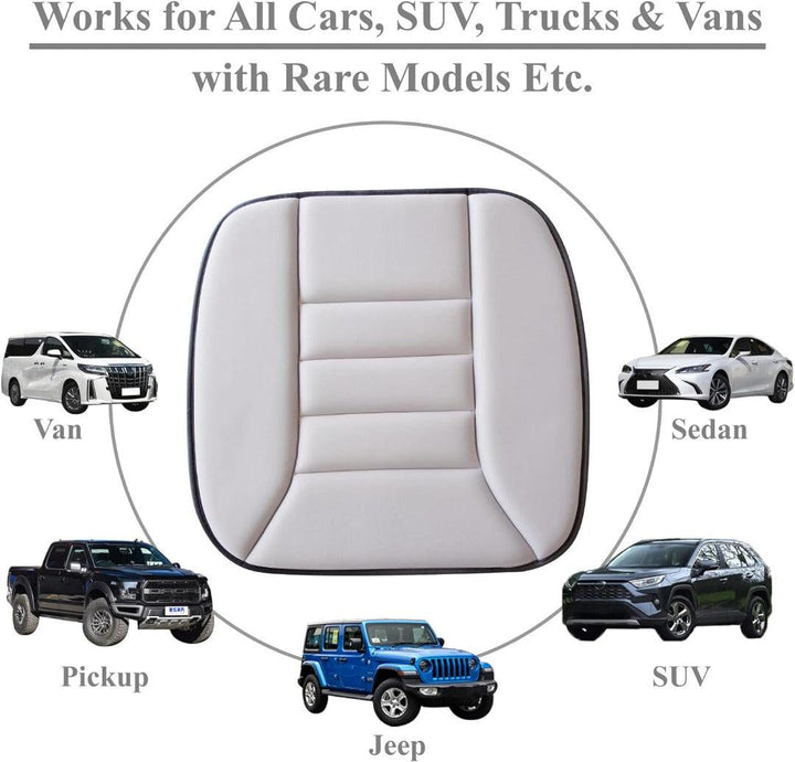 Hochwertiges Autozubehör: Ergonomisches Memory Foam Autositzkissen für maximalen Fahrkomfort.