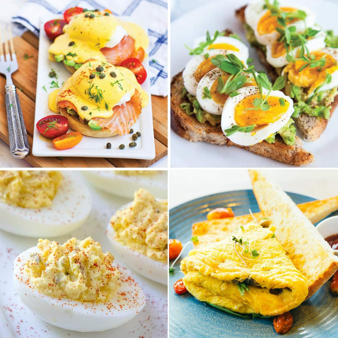 Praktischer Schnellkocher Deluxe, unentbehrlich für schnelle, leckere Eier am Morgen.