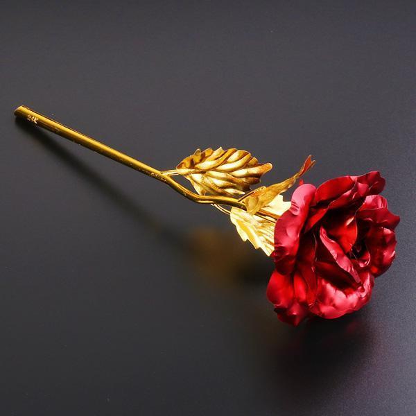 Luxuriöse ewige Gold Rose mit 24K Goldfolie, perfekt für besondere Anlässe, Valentinstag oder Jahrestag.