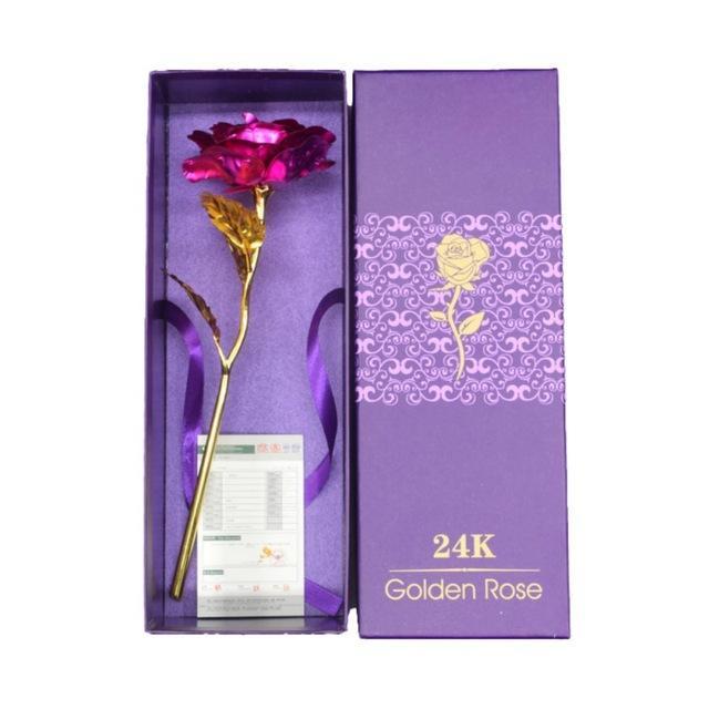 Ewige Roségold Rose, luxuriöses Geschenk und Dekoration für Valentinstag oder Muttertag.