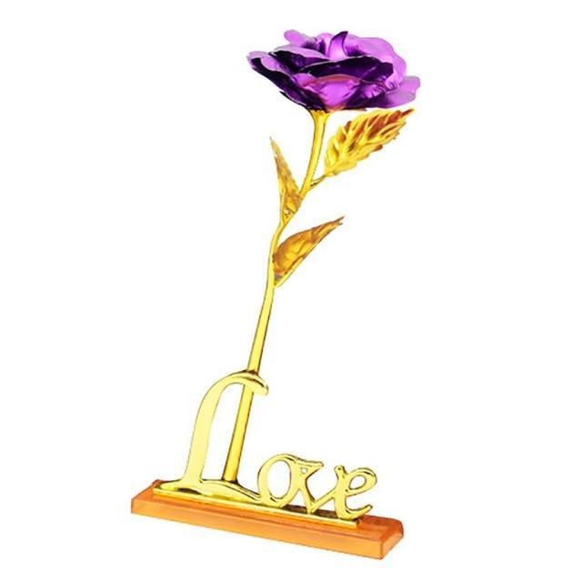 Dekorative Ewige Roségold Rose, ideal für Feste, Jahrestage oder als romantisches Muttertagsgeschenk.