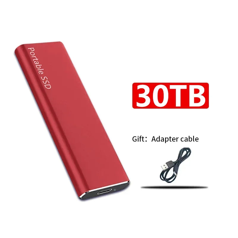 Silberne USB-C SSD, mobil und kompakt, für schnelle Datenübertragung und sichere Backups.