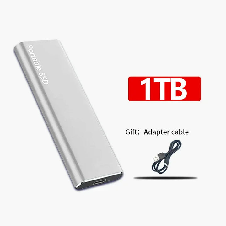 Rot, Hochgeschwindigkeits-SSD extern, für schnellen Datenzugriff und Backup von großen Datenmengen.