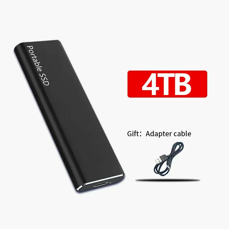Rote USB-C SSD, extern, robust für mobilen Datentransfer & die Sicherung wertvoller Daten.
