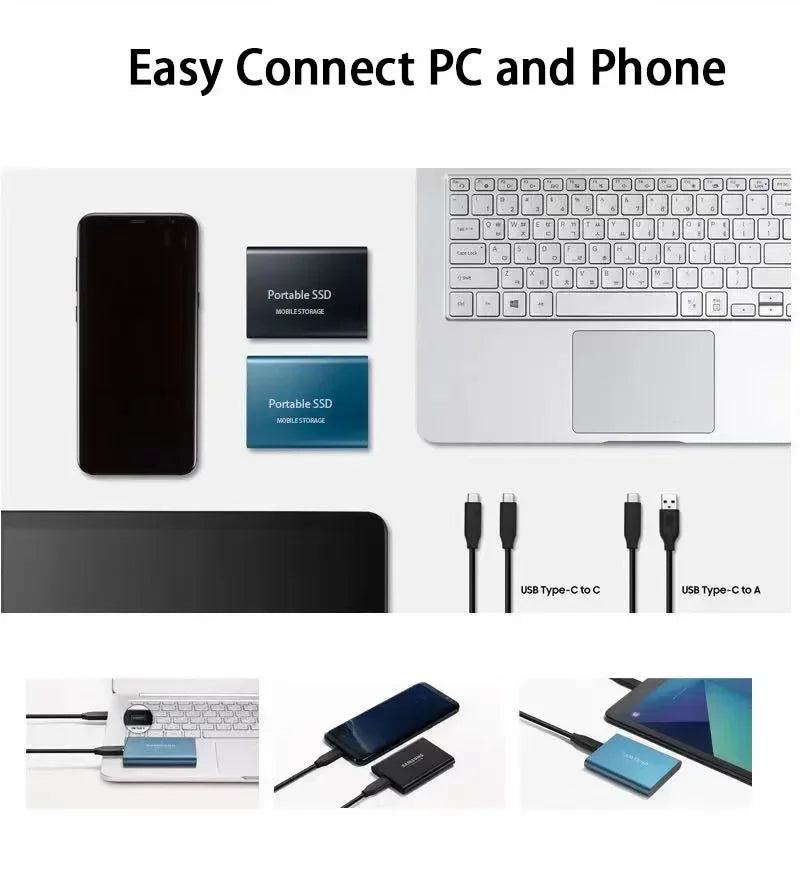 StorePro 128TB externe SSD. Robuster und ultrakompakter Datenspeicher für hohe Leistung.