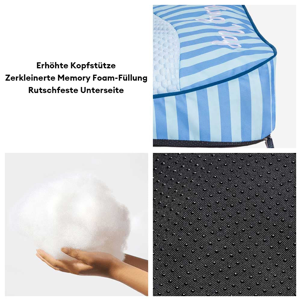 Orthopädisches Haustierbett, kühlend, mit Memory-Schaum für maximale Entspannung.