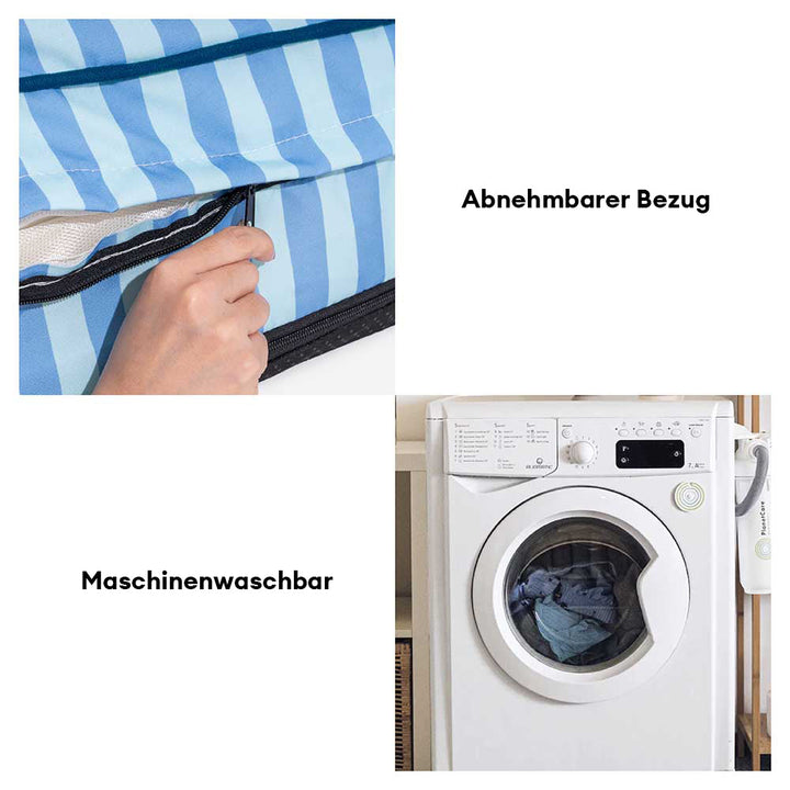 Waschbares Sommer-Hundebett, extra groß, kühlend und gelenkschonend.