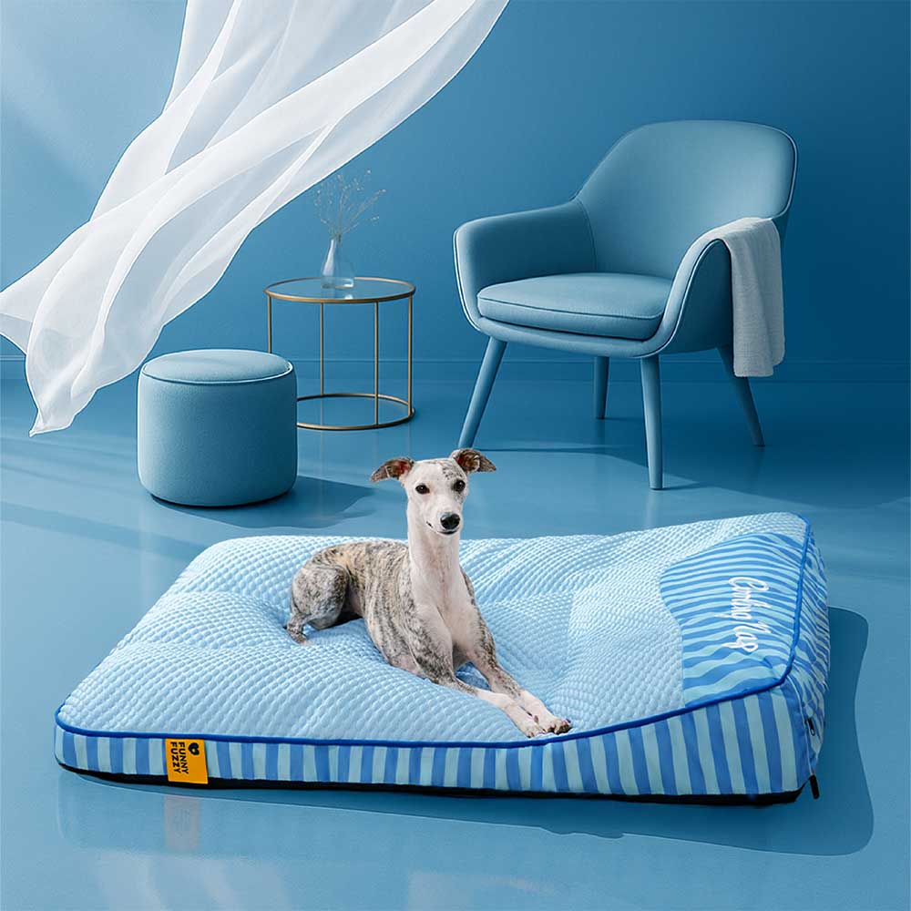 Hundebett für große Hunde, kühlend, orthopädisch, waschbar für gesunden Schlaf.