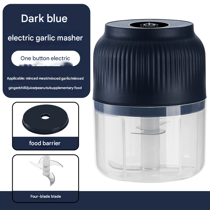 Elektrischer Mini-Zerkleinerer 300ml für Gemüse, Knoblauch & Nüsse. Schnell, kompakt und effizienter Küchenhelfer.
