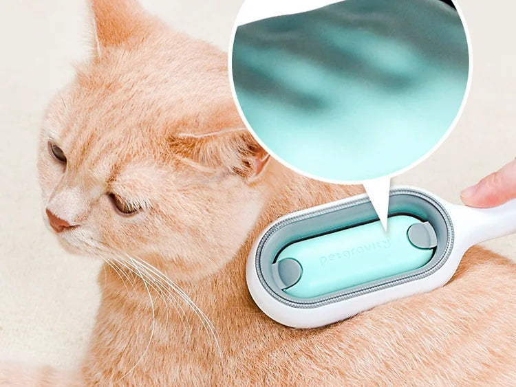 Klebrige, wiederverwendbare Fusselrolle zur einfachen Entfernung von Tierhaaren von Hund und Katze.