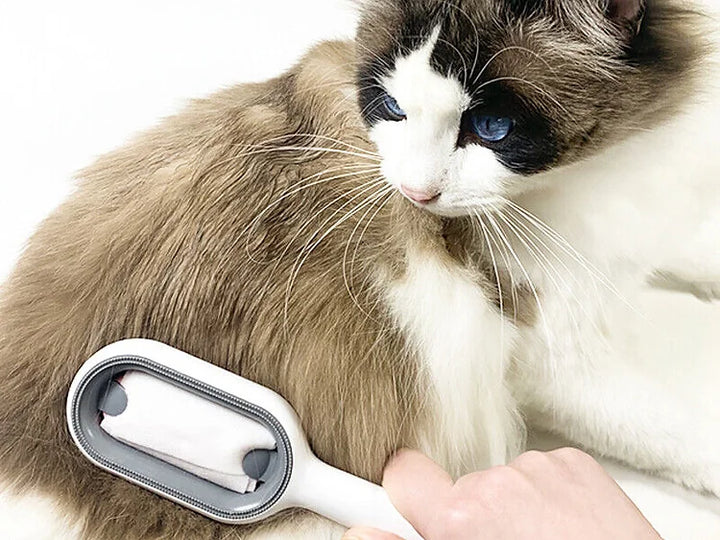 Effektive Reinigungsbürste für Tierhaare; ideal für Katzen- und Hundebesitzer.